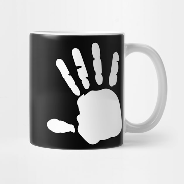 Handprint Touch me Gift by Shirtbubble